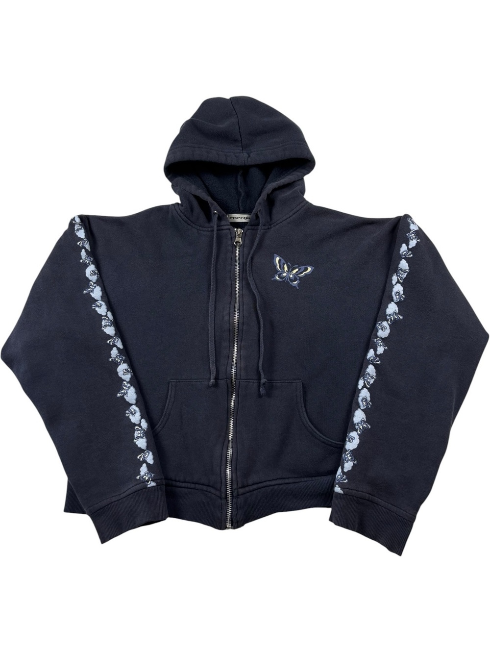 Energie Y2K Butterfly Full Zip Hoodie Fairy Grunge